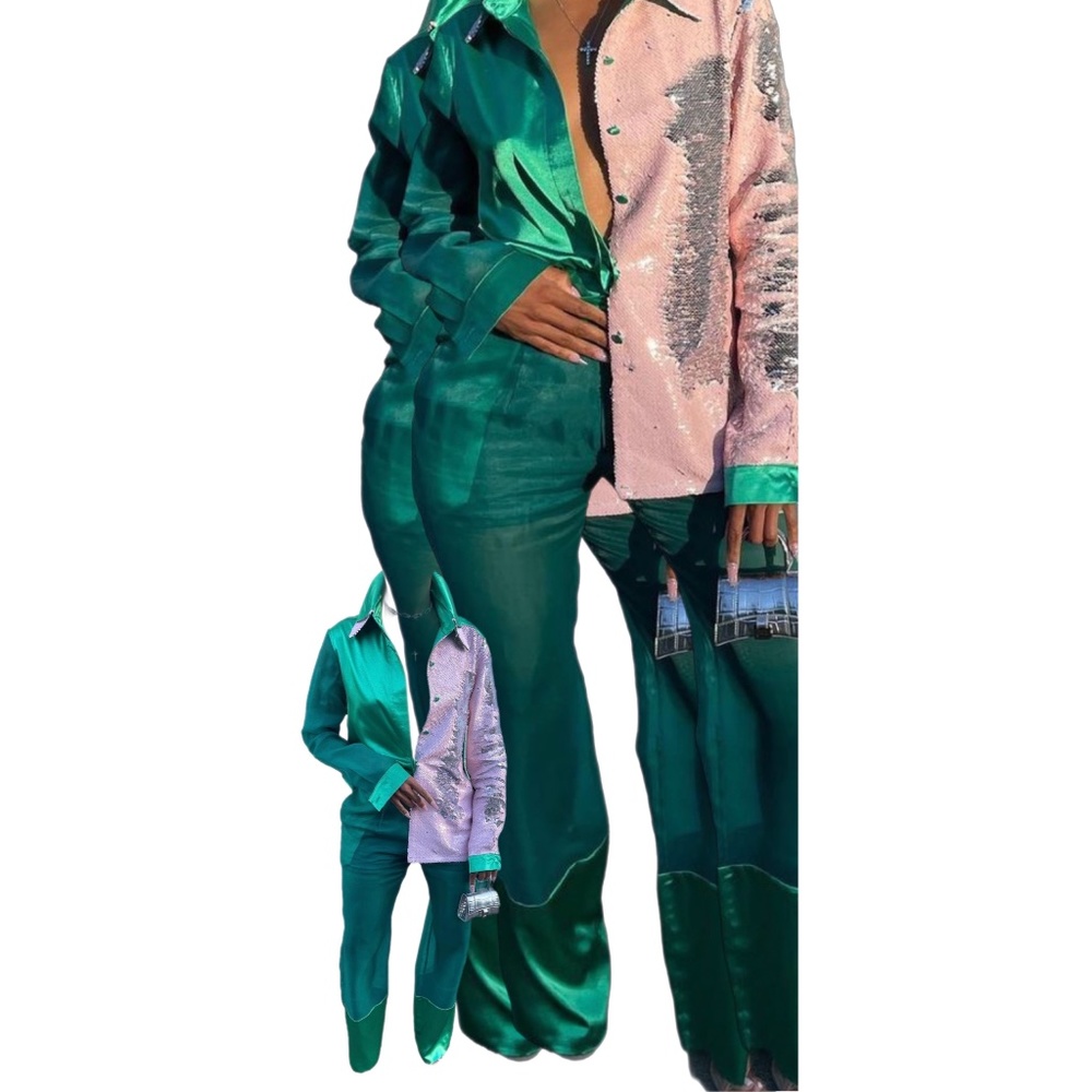 Women’s Pants Suit 2 piece Set